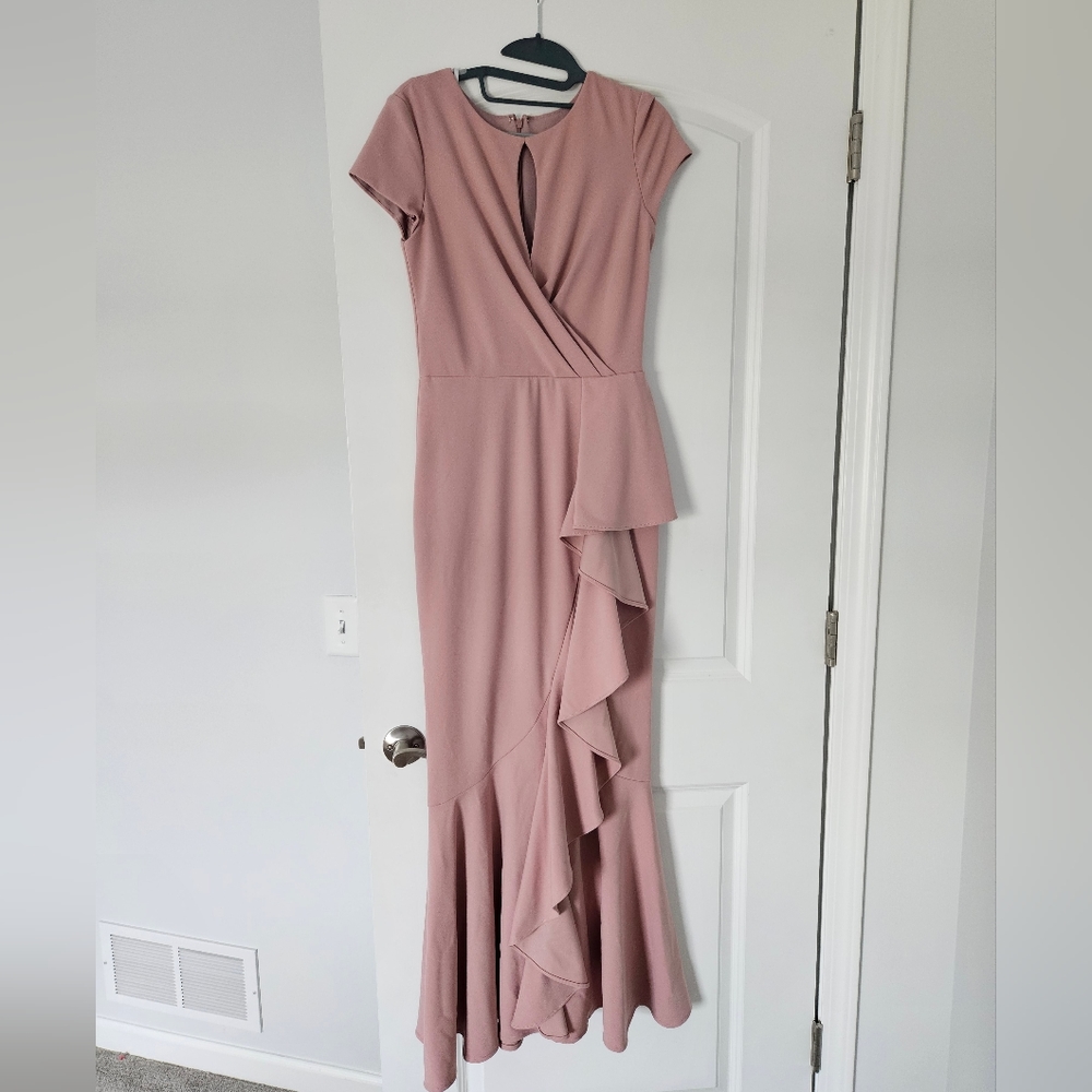 Pink maxi dress